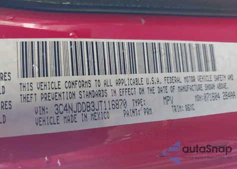 2018 Jeep Compass Trailhawk 4X4 from USA, damaged, VIN 3C4NJDDB3JT116870